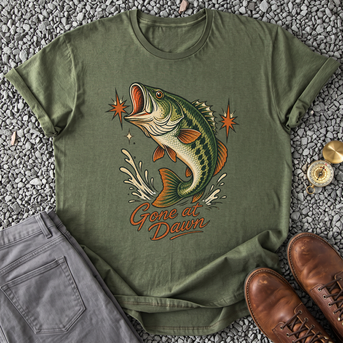 Gone at Dawn - Military Green