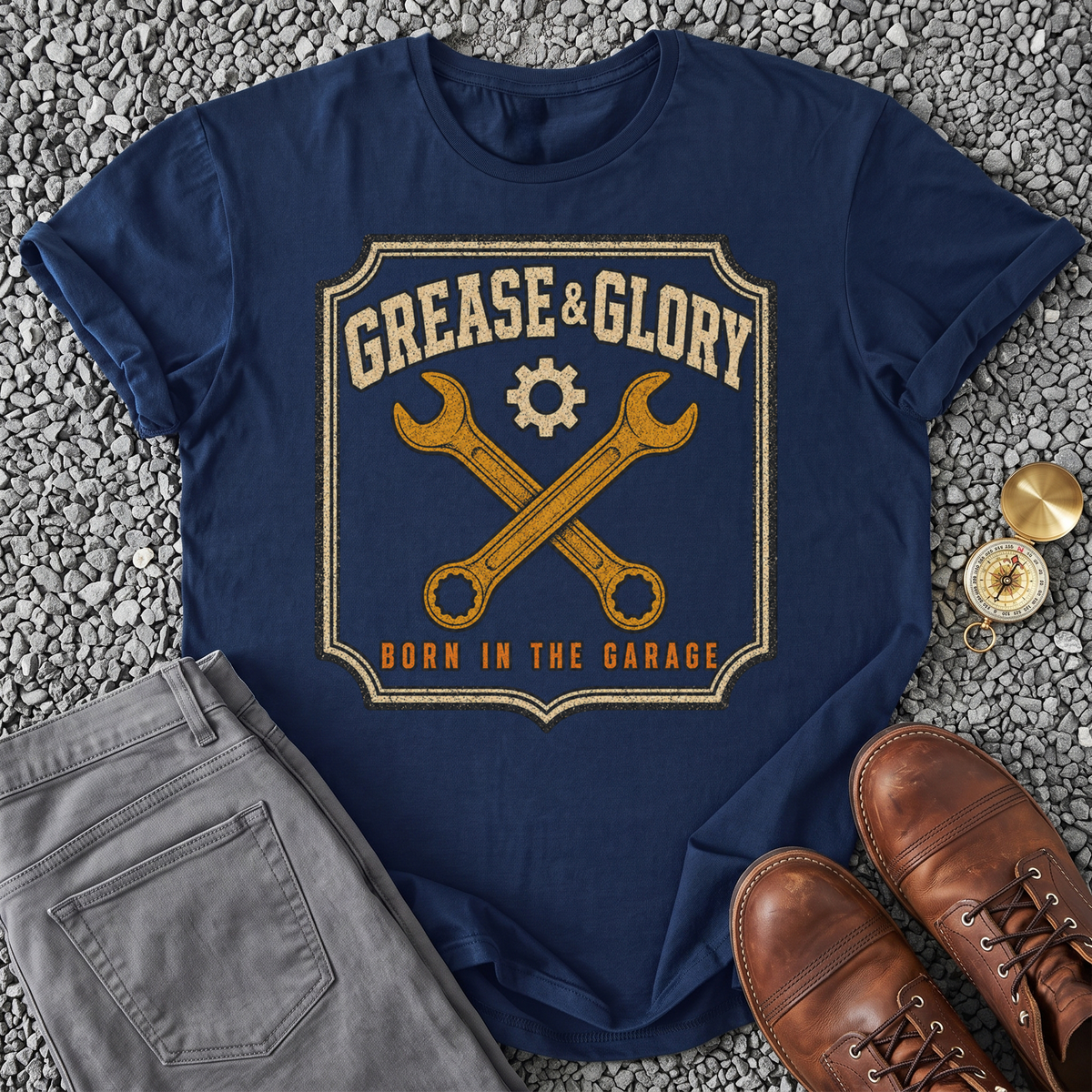 Grease & Glory - Navy