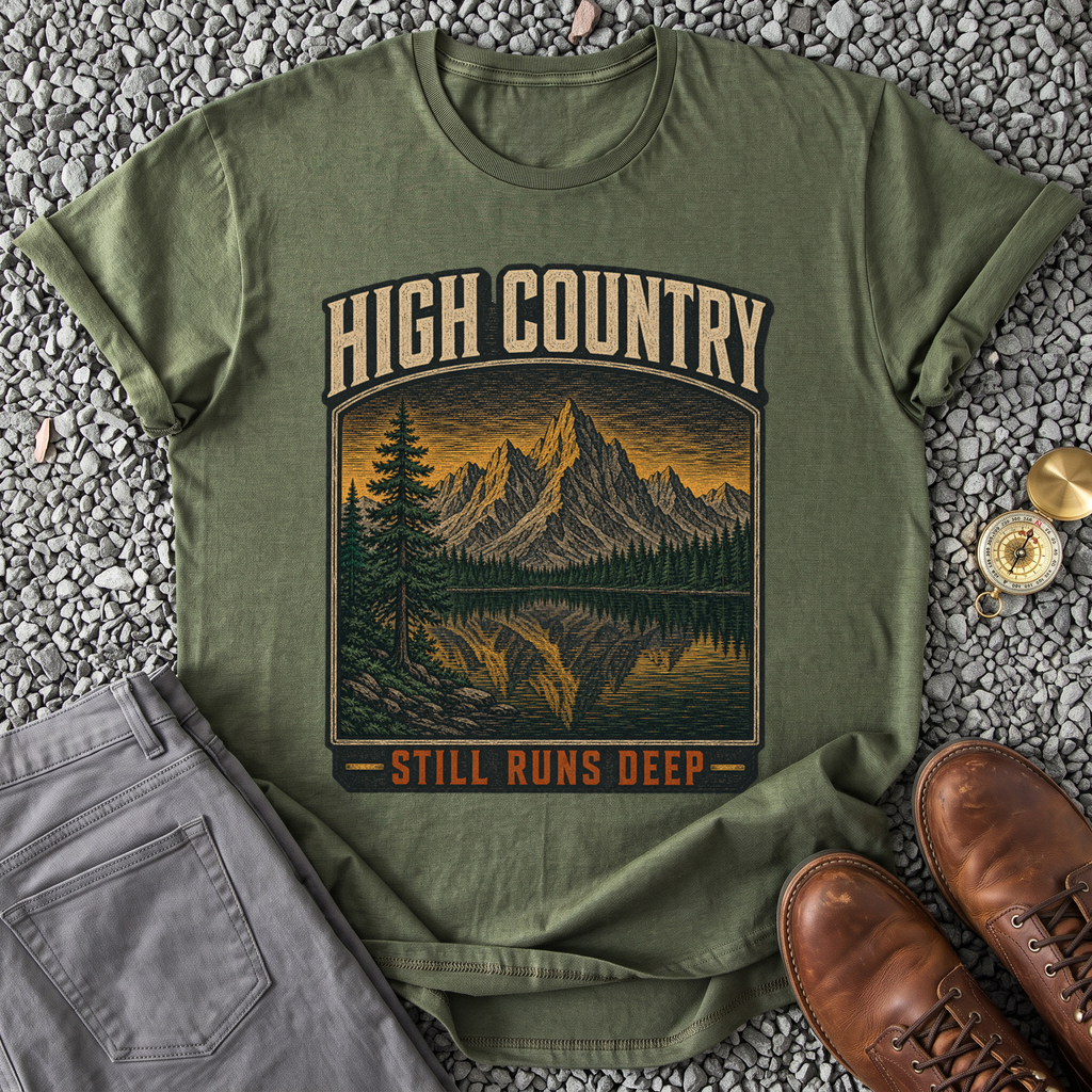 High Country Still Runs Deep - Military Green