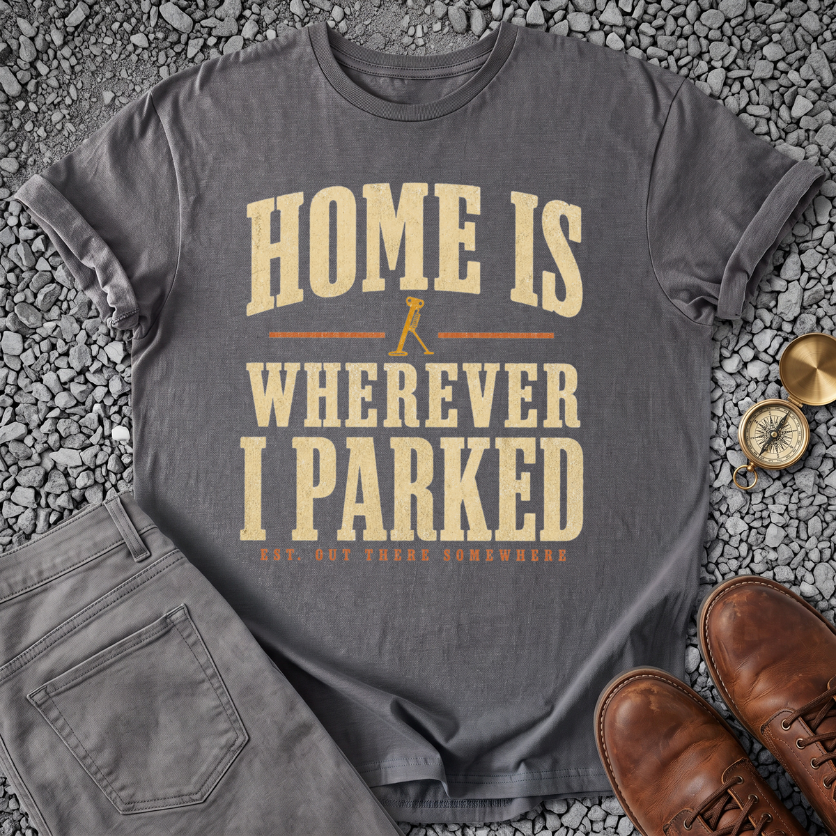 Home Is Wherever I Parked - Charcoal