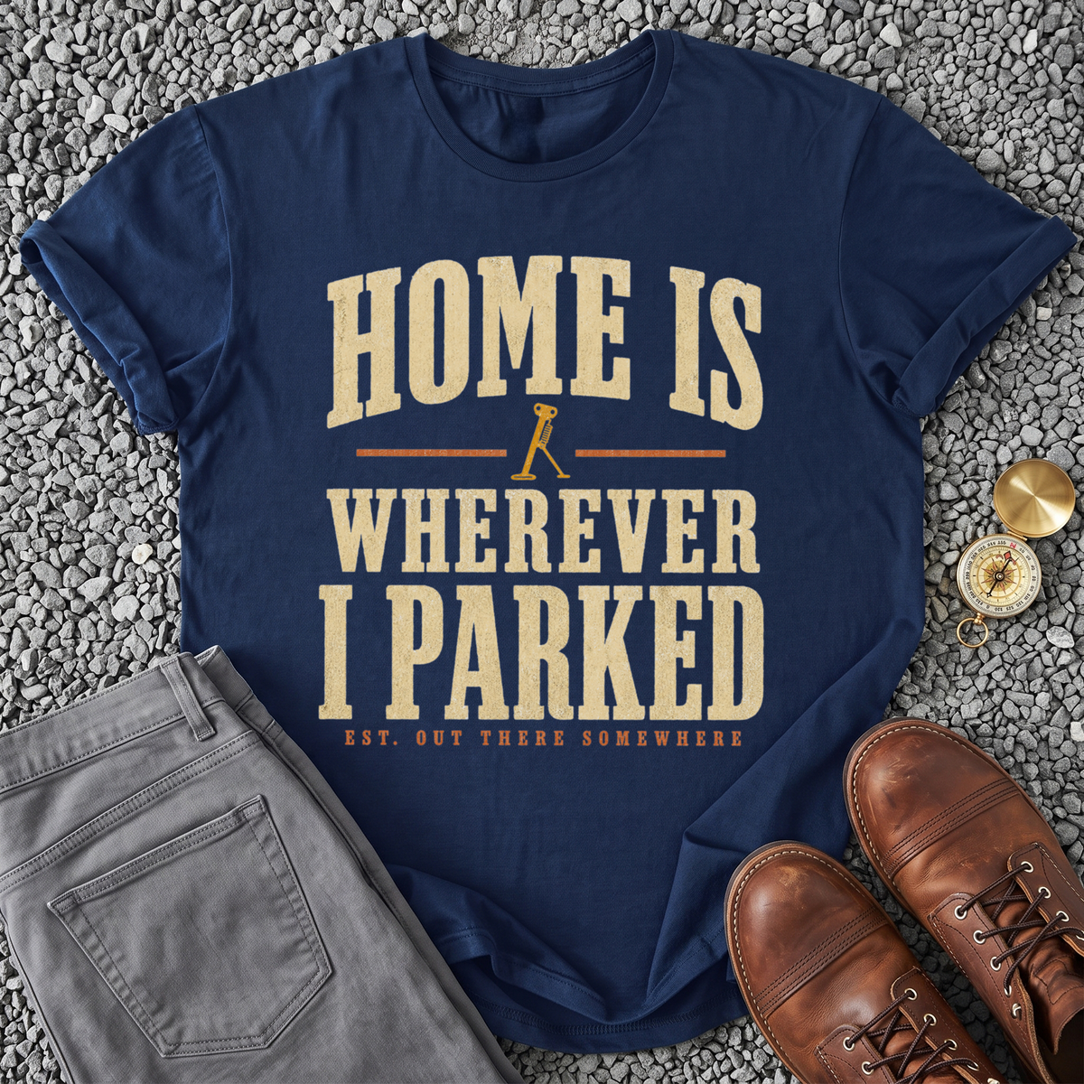 Home Is Wherever I Parked - Navy