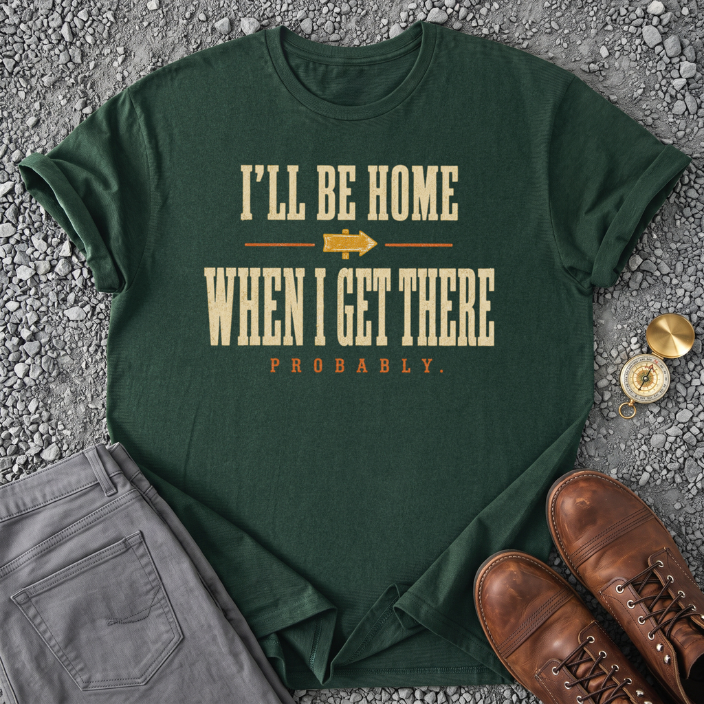 I'll Be Home When I Get There - Forest Green