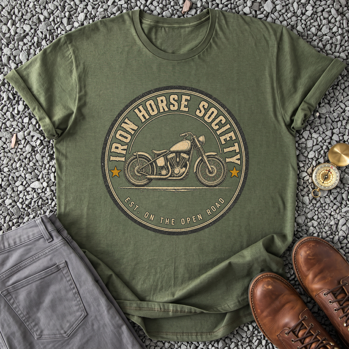 Iron Horse Society - Military Green