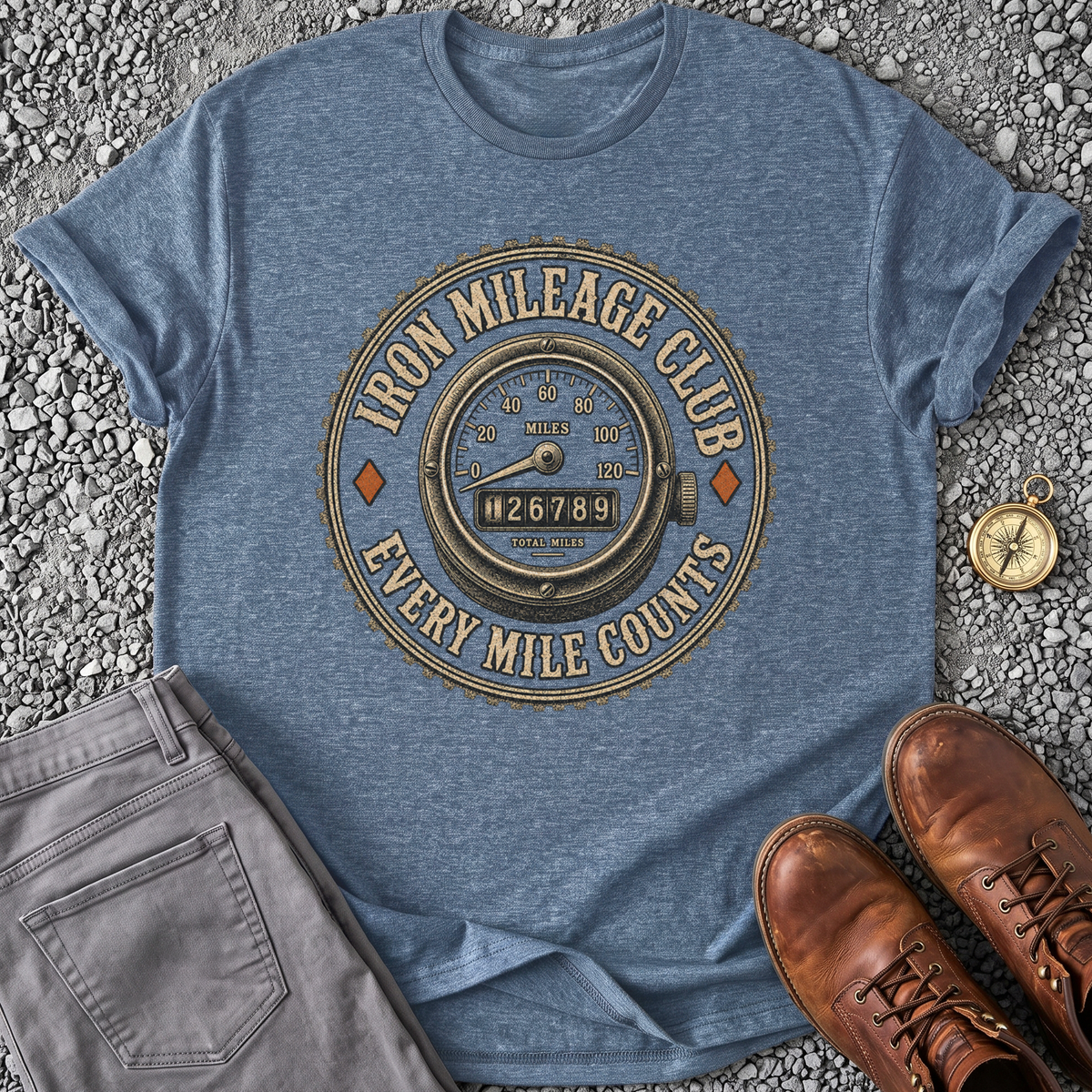 Iron Mileage Club - Heather Indigo