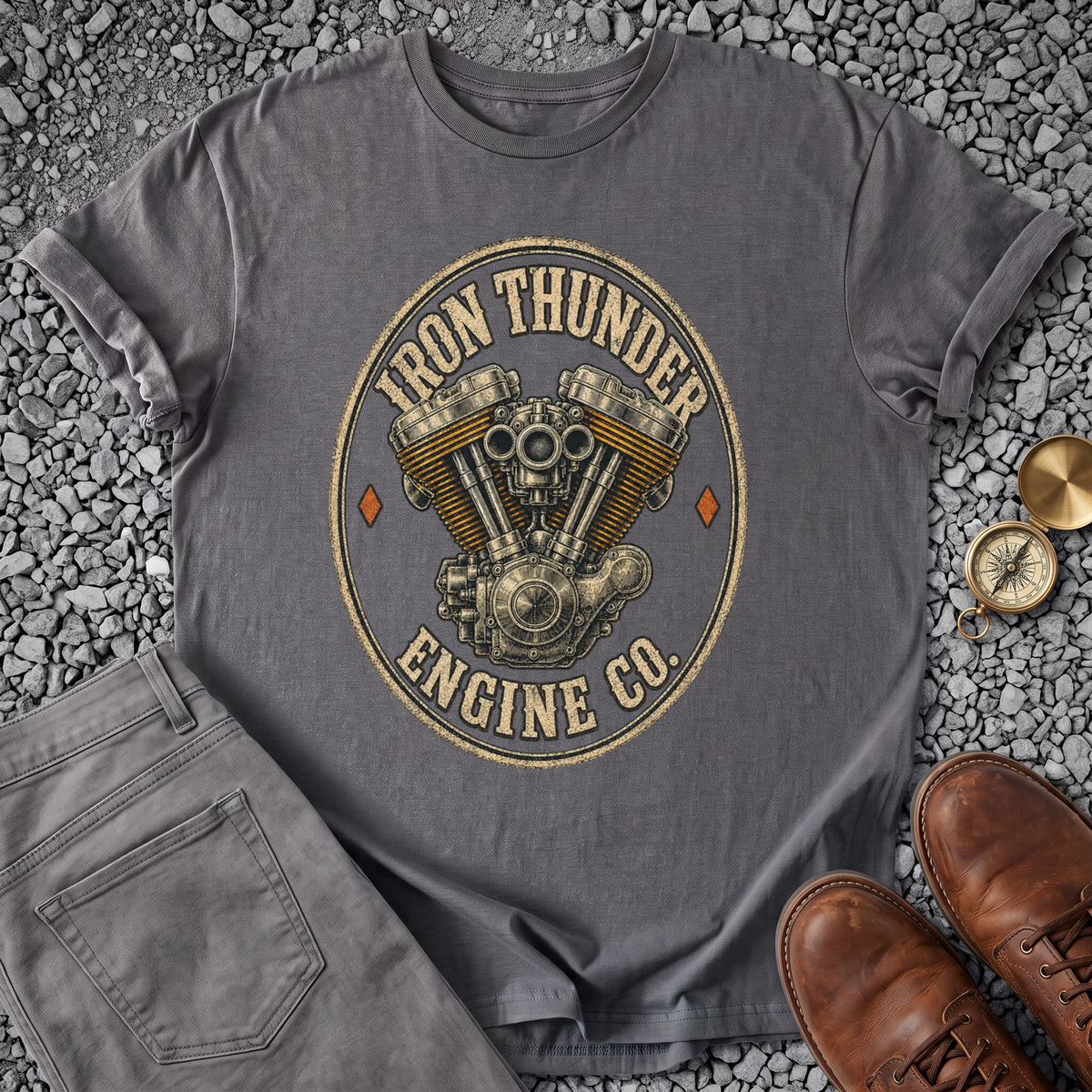 Iron Thunder Engine Co - Charcoal