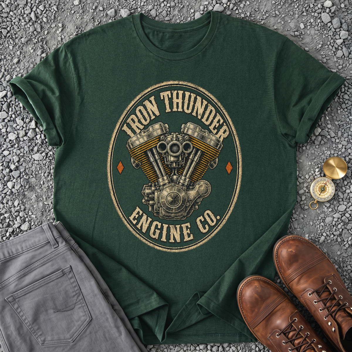 Iron Thunder Engine Co - Forest Green