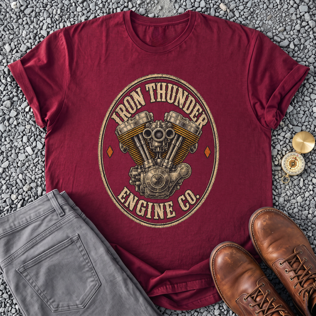 Iron Thunder Engine Co - Maroon