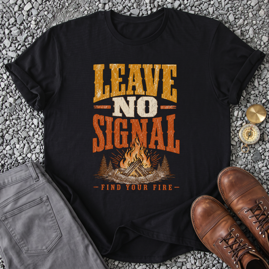 Leave No Signal - Black