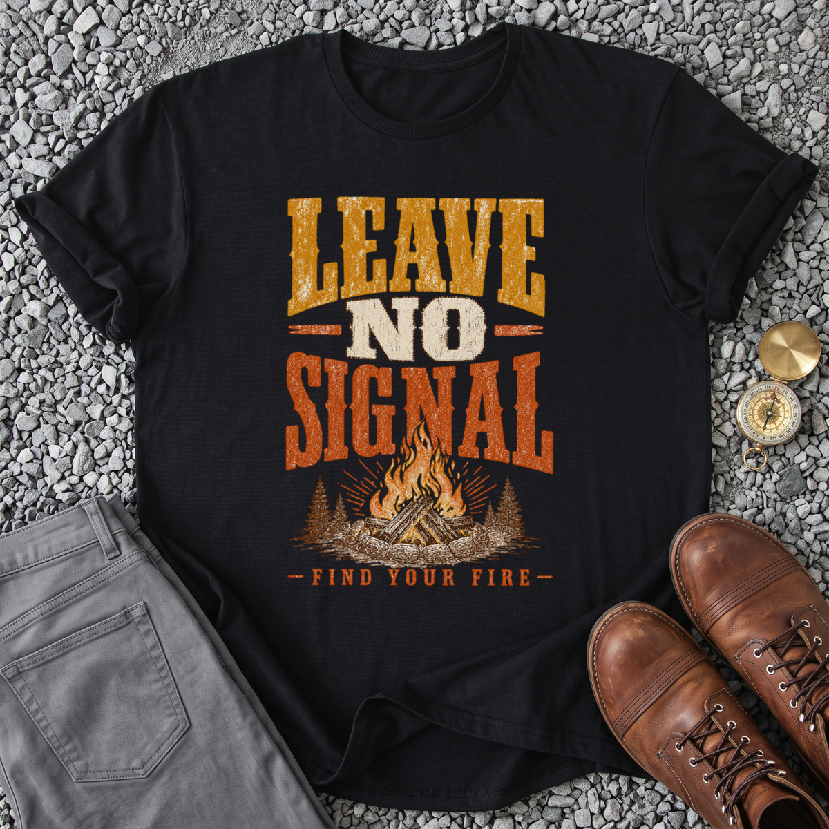 Leave No Signal - Black