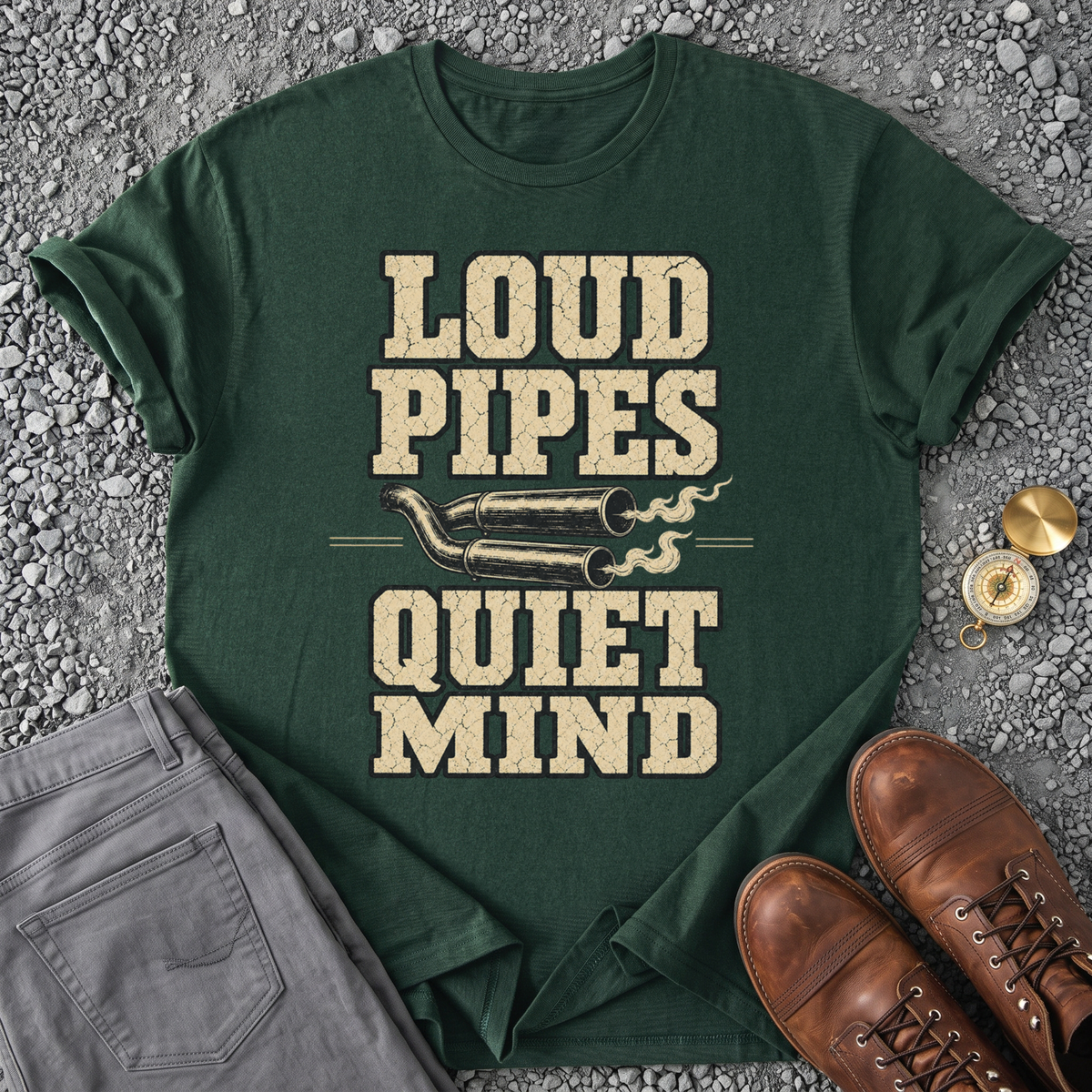 Loud Pipes - Forest Green
