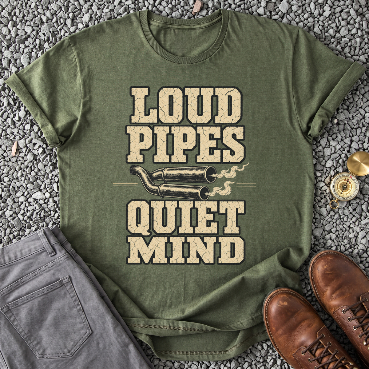 Loud Pipes - Military Green