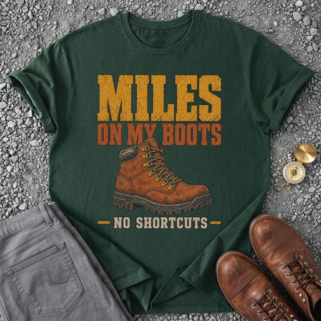 Miles on My Boots - Forest Green