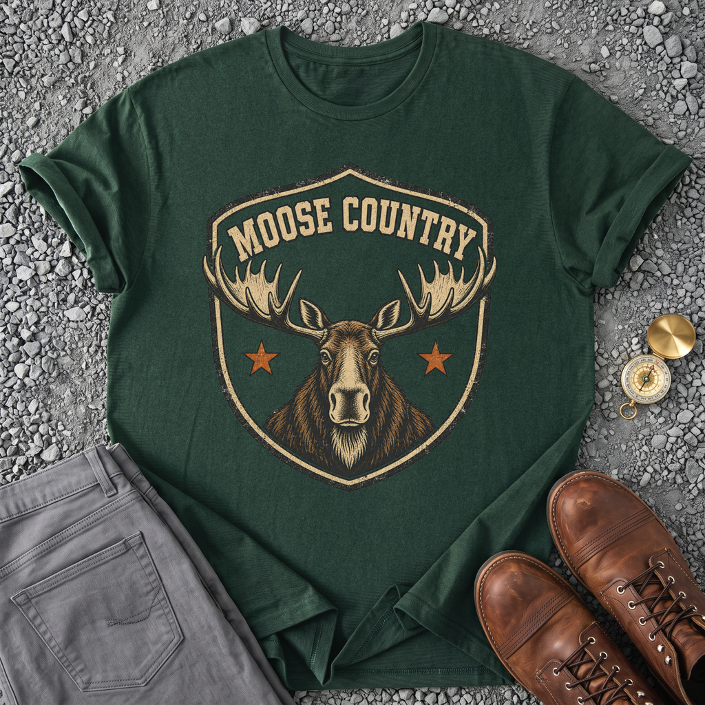 Moose Country - Forest Green