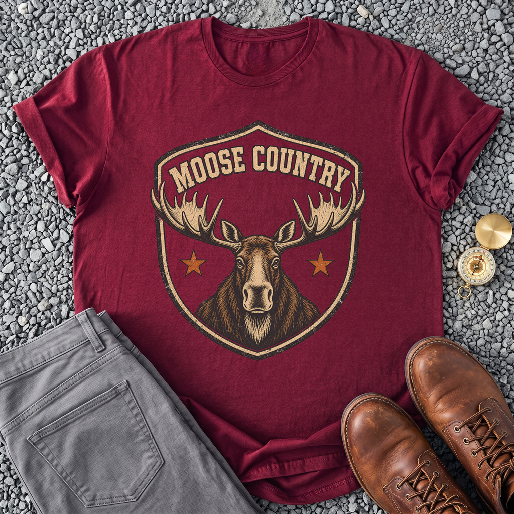Moose Country - Maroon