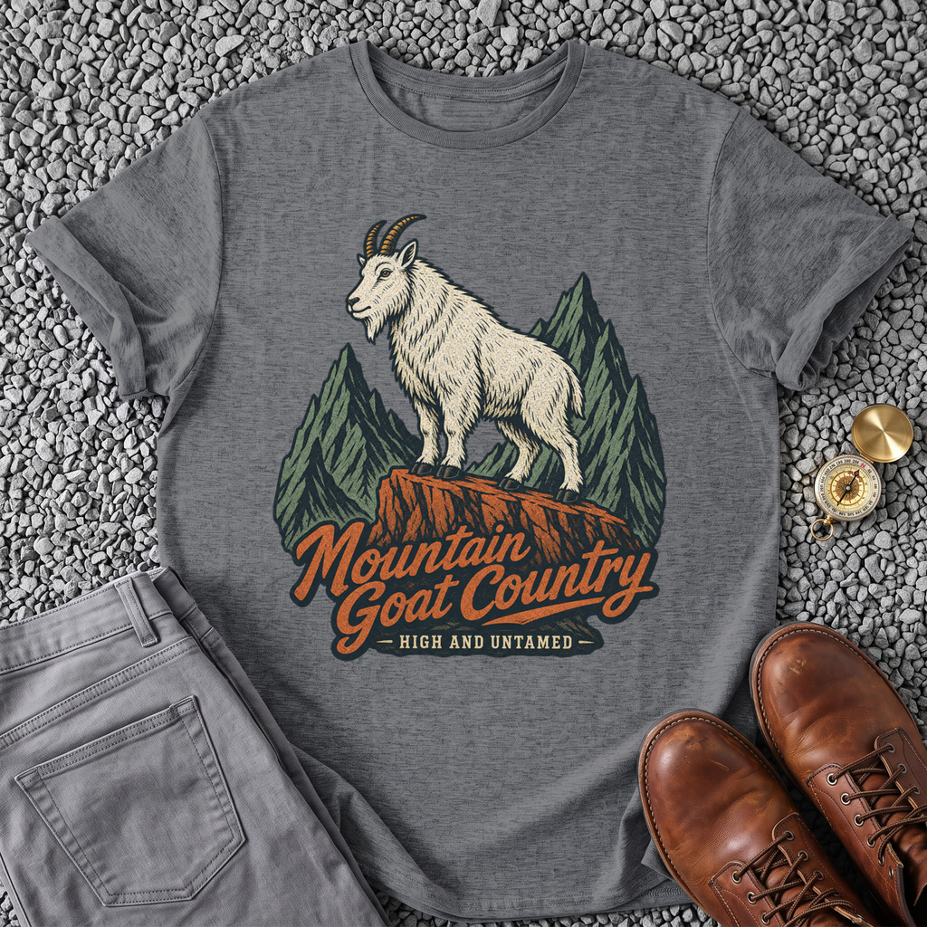 Mountain Goat Country - Graphite Heather