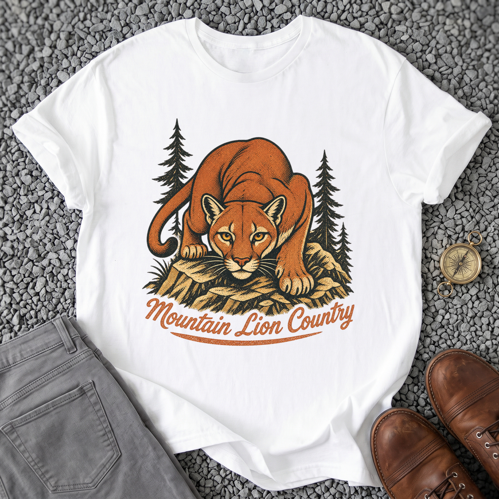 Mountain Lion Country - White