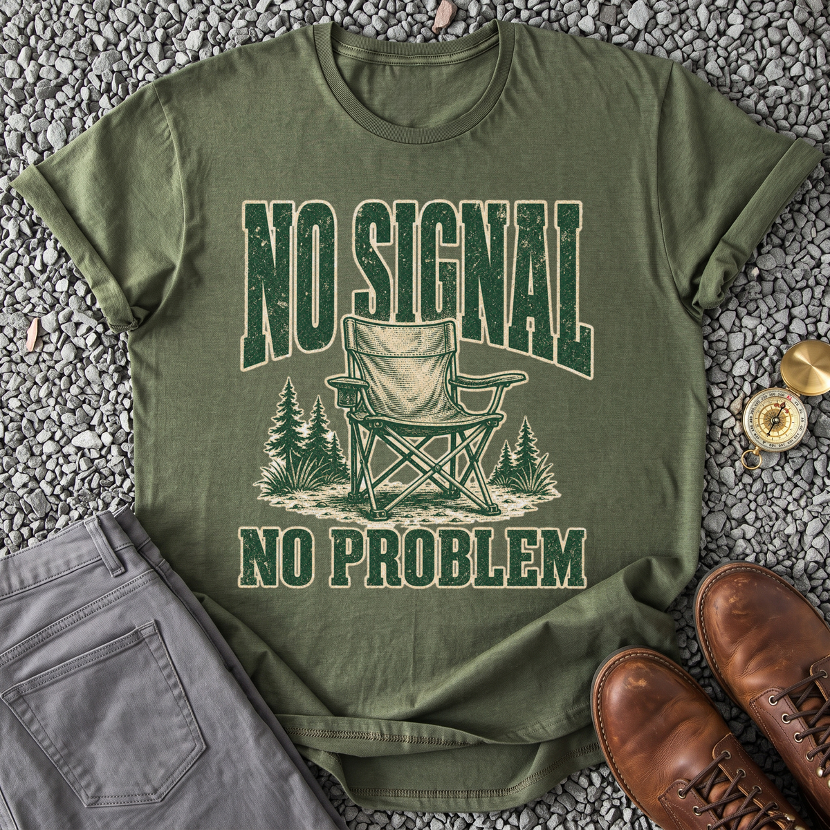 No Signal - Military Green