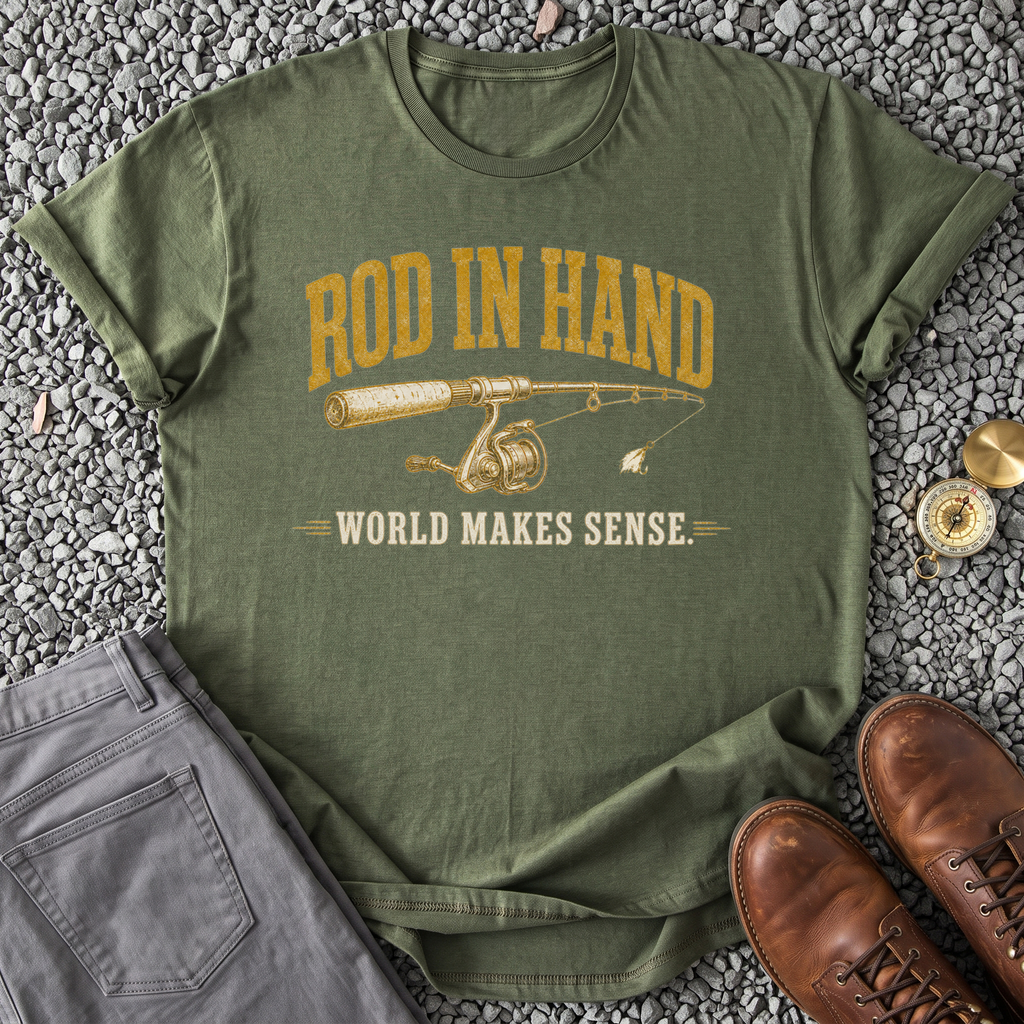 Rod in Hand - Military Green
