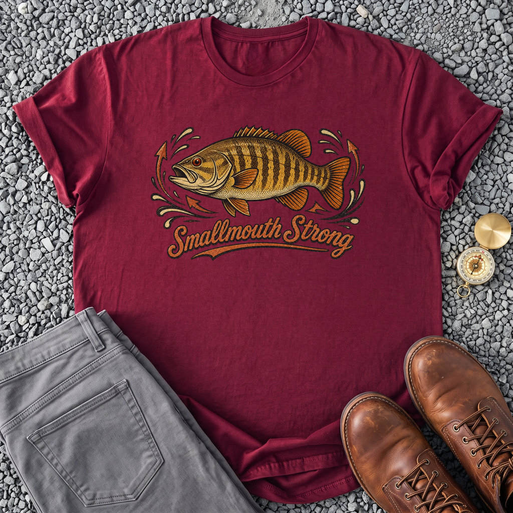 Smallmouth Strong - Maroon