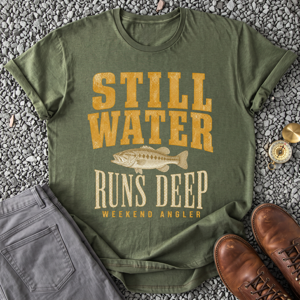 Still Water Runs Deep - Military Green
