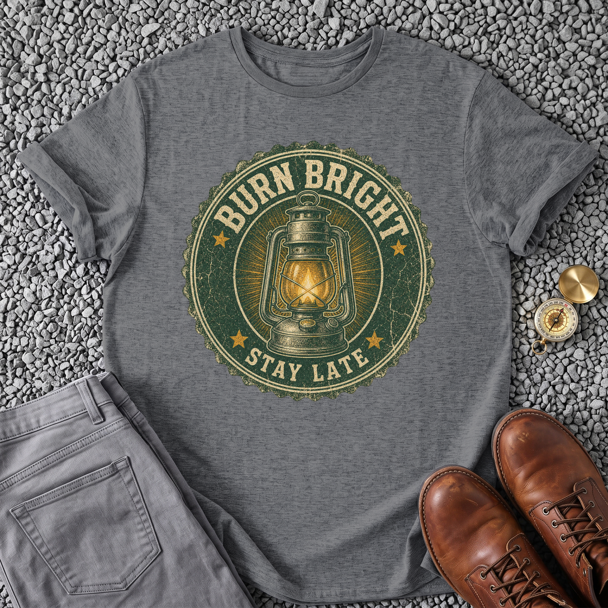 Burn Bright - Graphite Heather