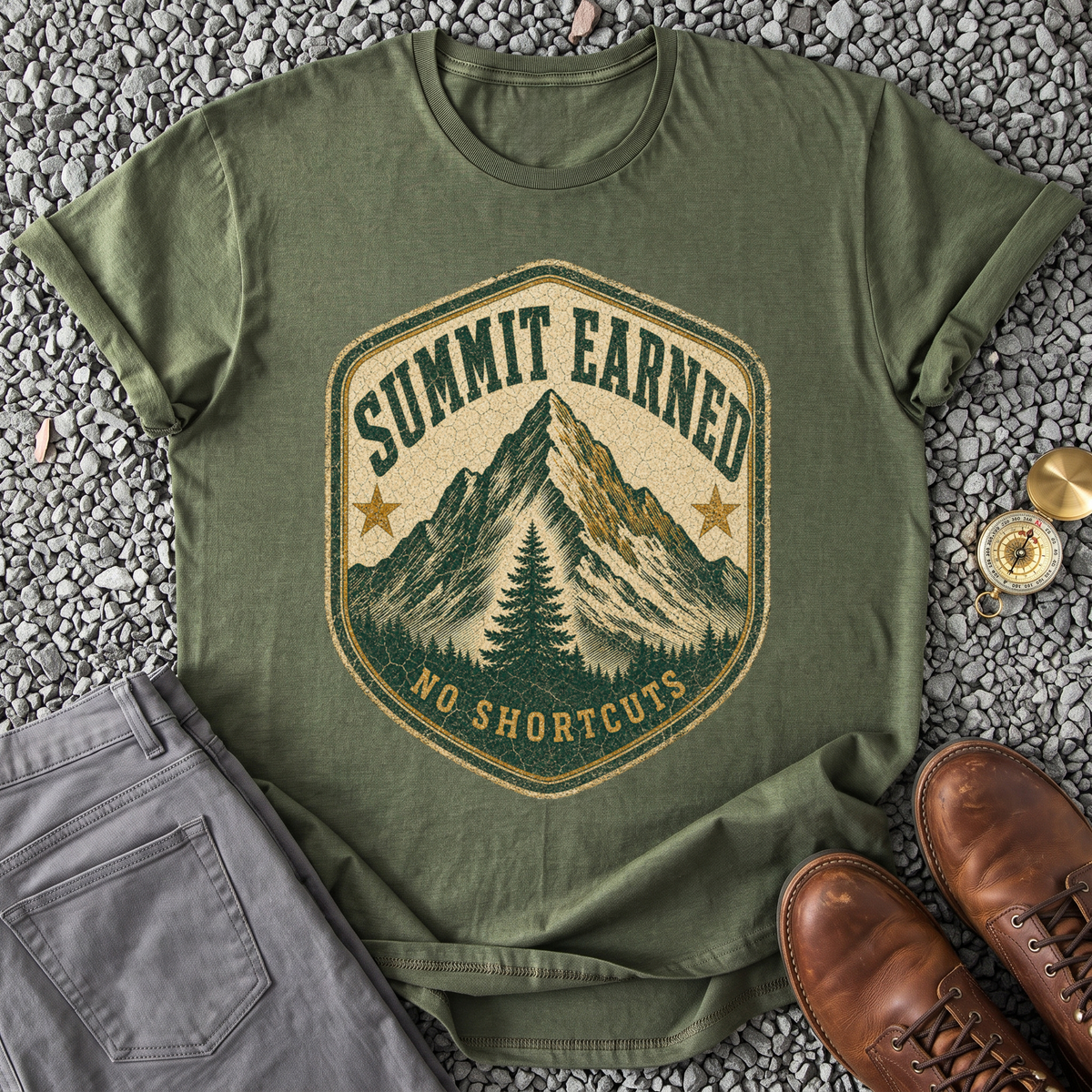 Summit Earned - Military Green