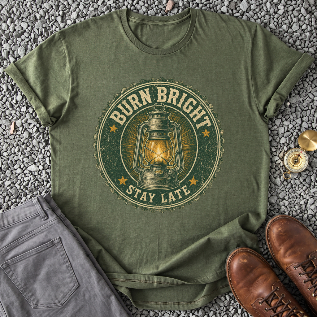 Burn Bright - Military Green