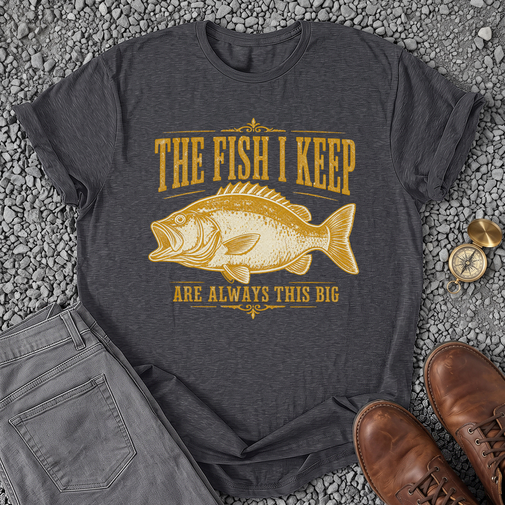 The Fish I Keep - Dark Heather Grey