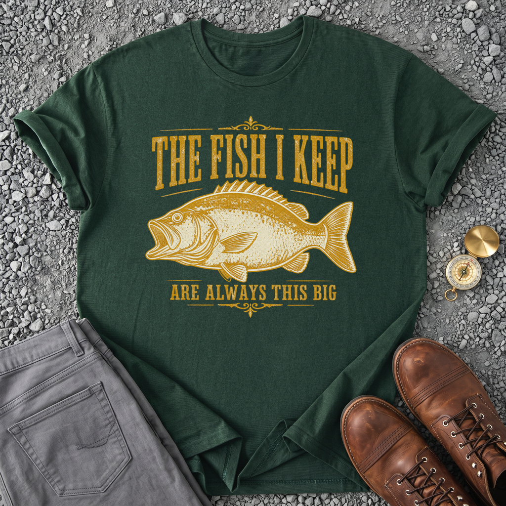 The Fish I Keep - Forest Green
