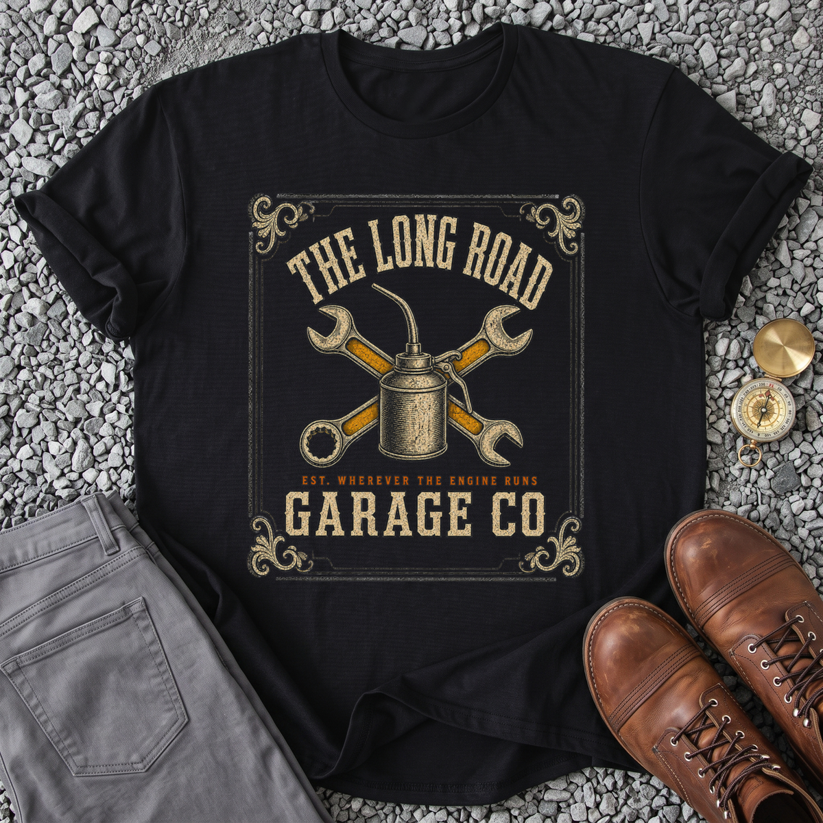 The Long Road Garage - Black