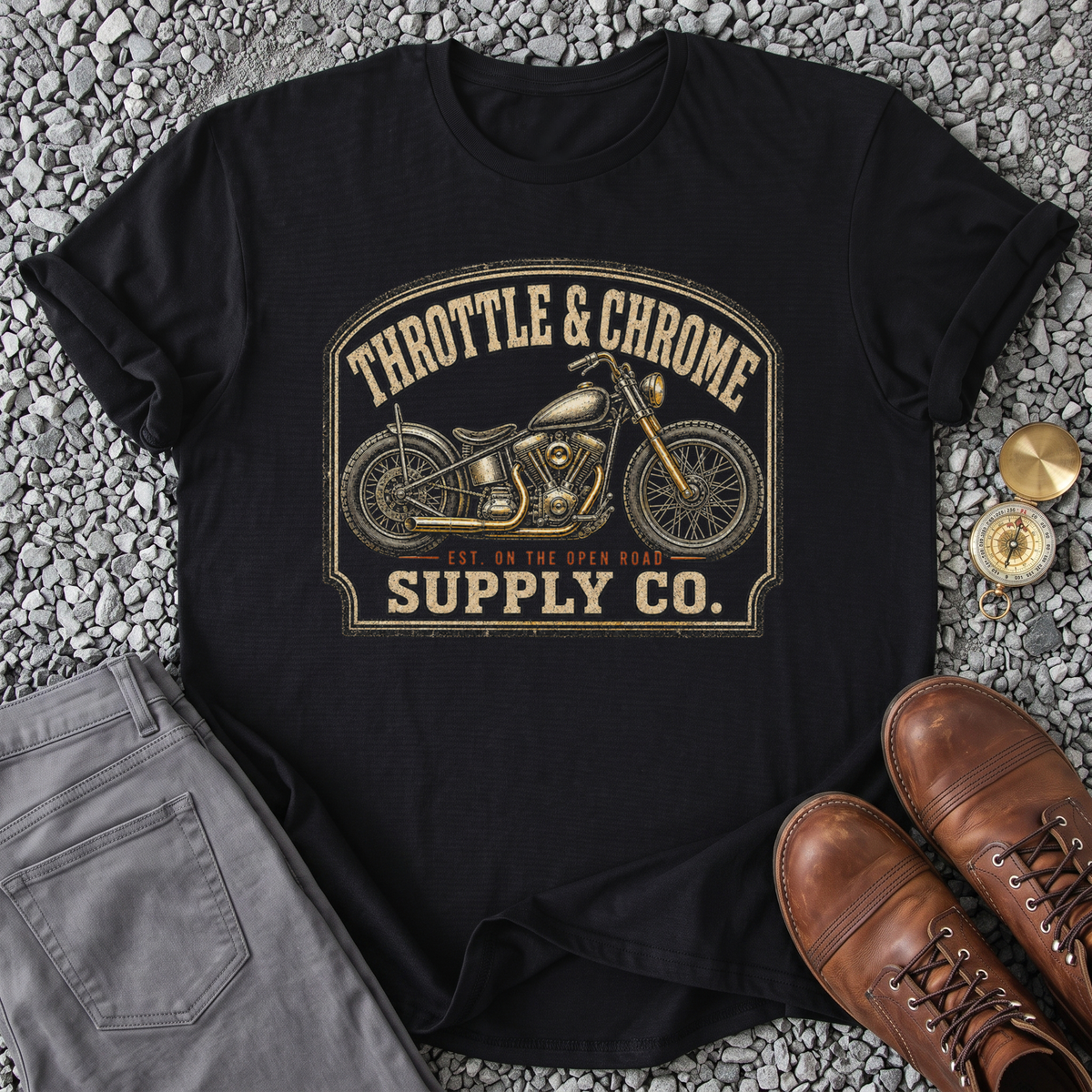 Throttle & Chrome Supply Co - Black
