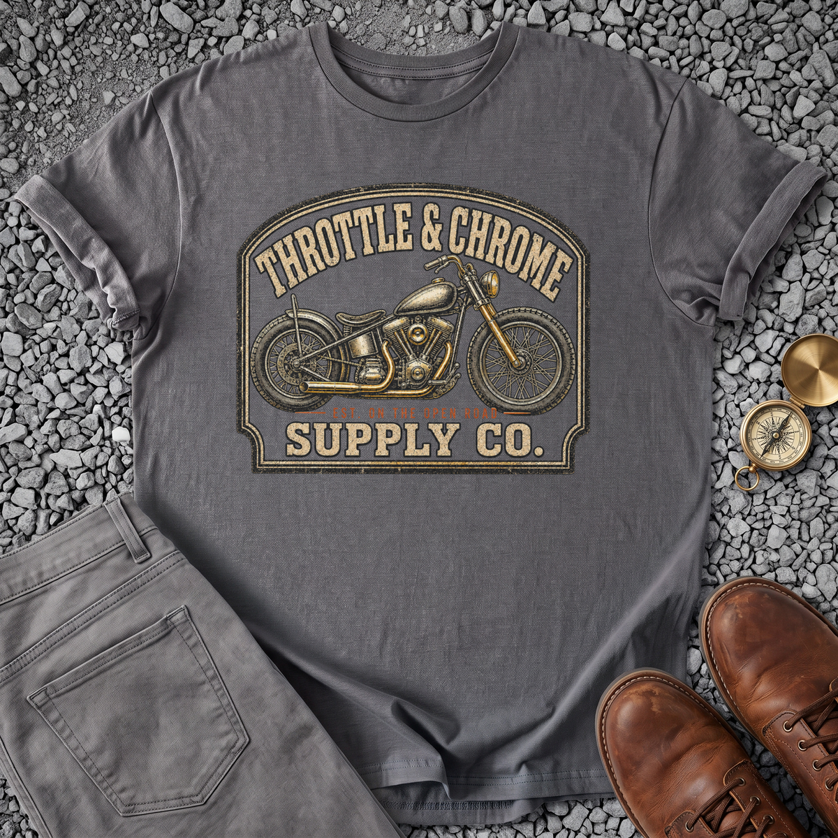 Throttle & Chrome Supply Co - Charcoal