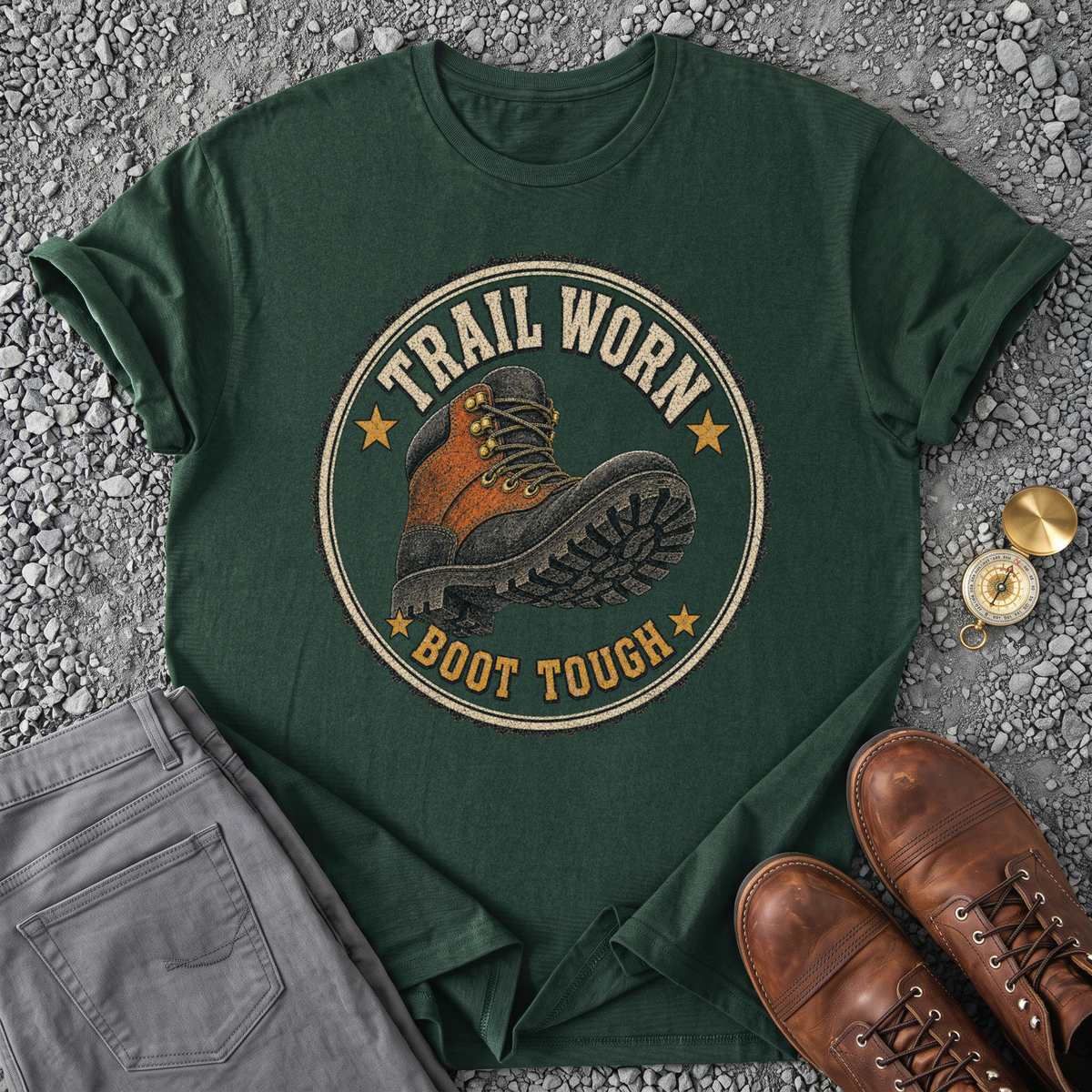 Trail Worn - Forest Green