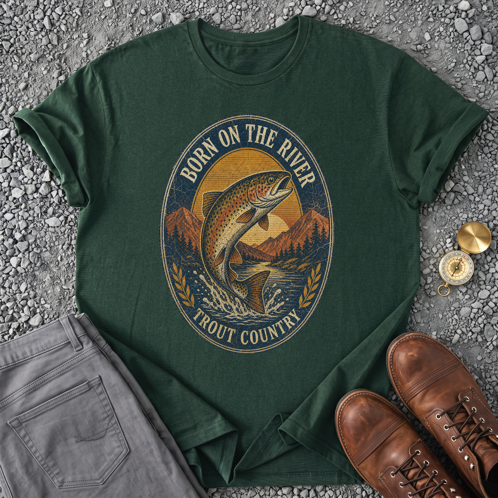Trout Country - Forest Green