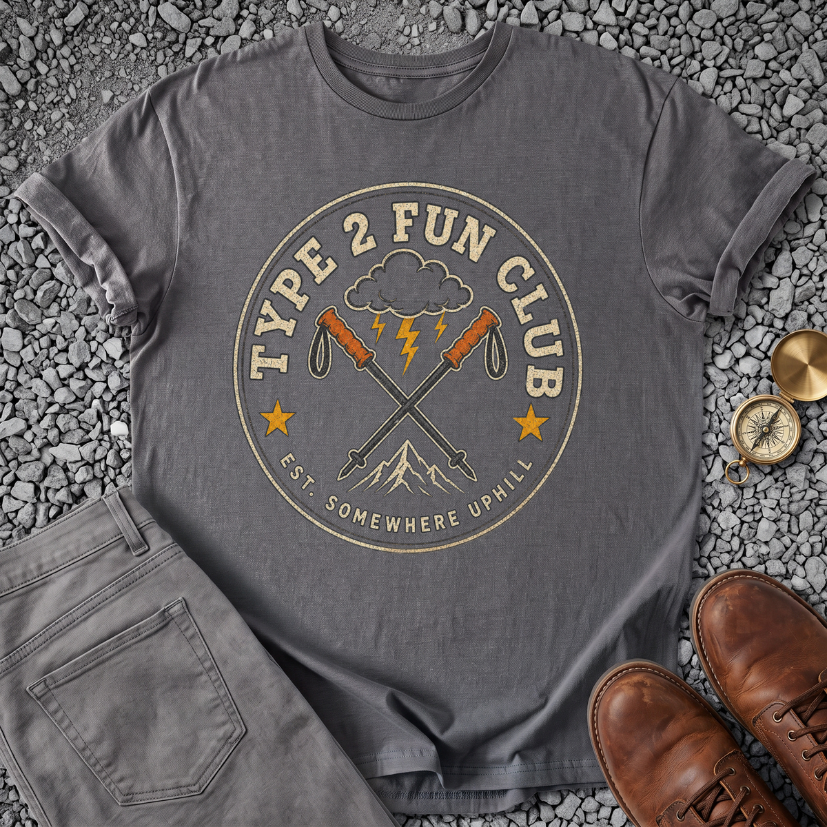 Type 2 Fun Club - Charcoal
