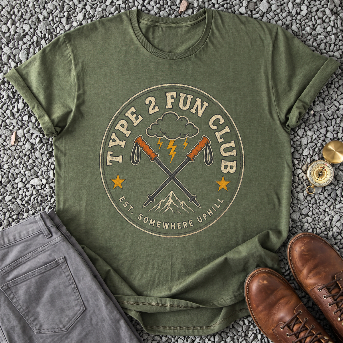 Type 2 Fun Club - Military Green