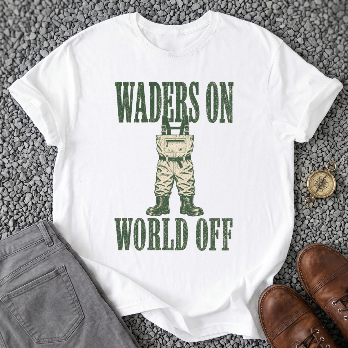 Waders On - White