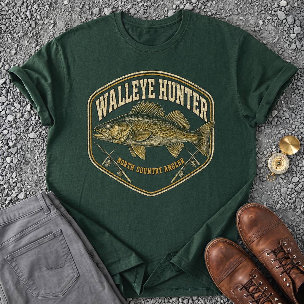 Walleye Hunter - Forest Green