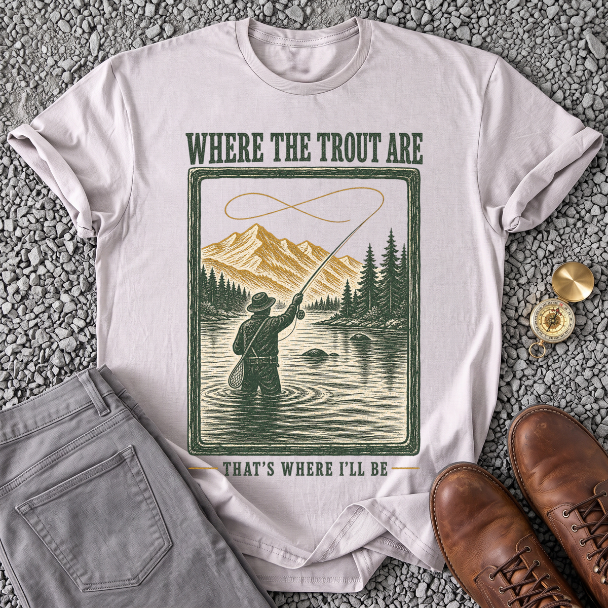 Where the Trout Are - Ice Grey