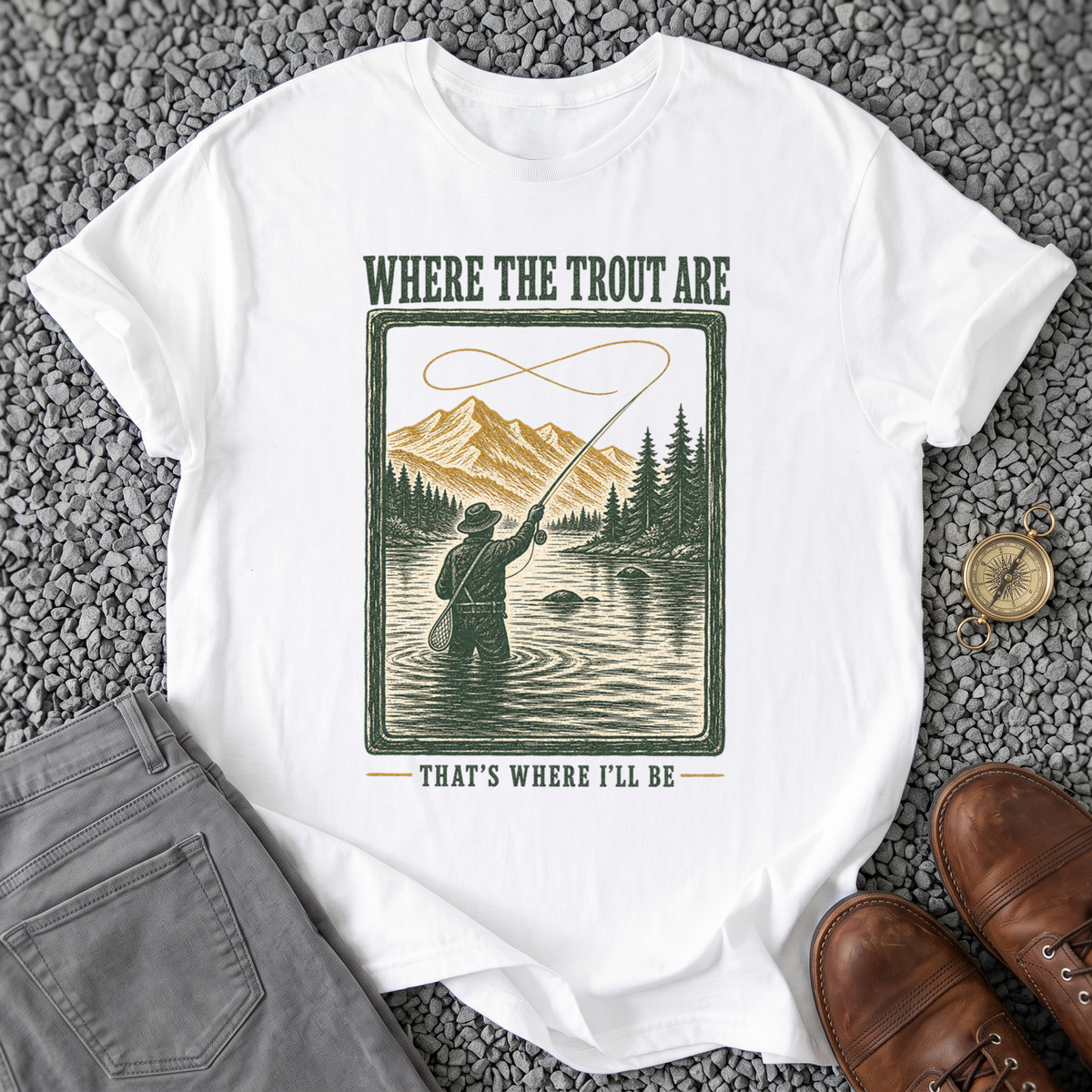 Where the Trout Are - White