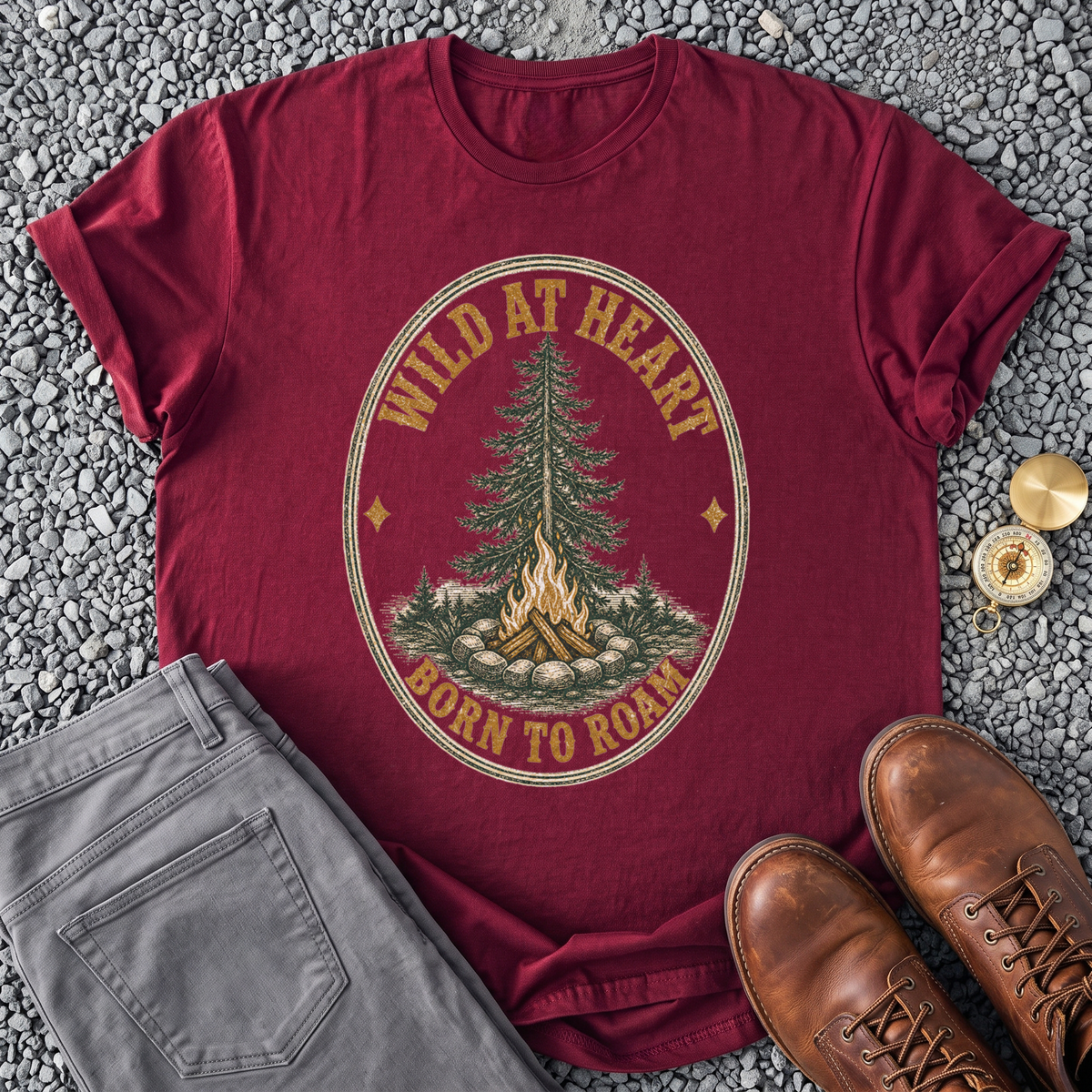 Wild at Heart - Maroon